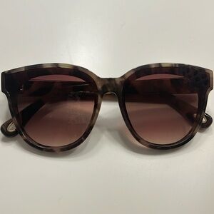 Lele Sadoughi Brooklyn tortoise sunglasses